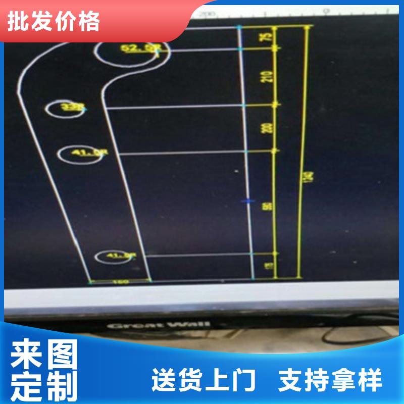 桥梁灯光防撞护栏,201不锈钢复合管厂家货源