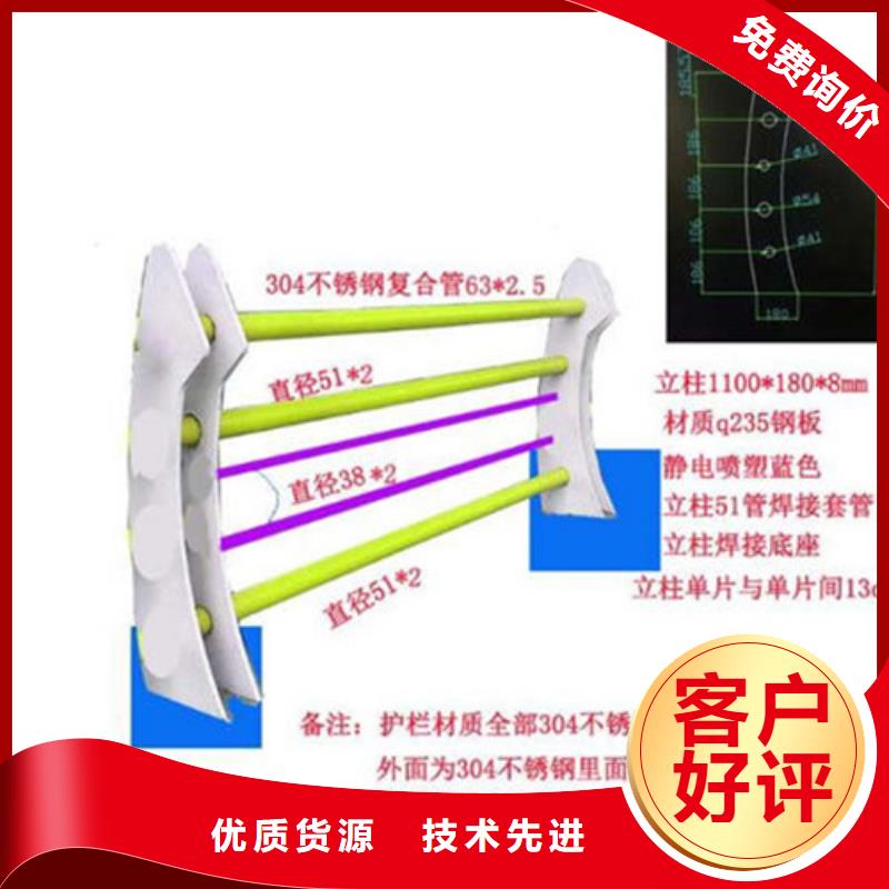 不锈钢复合管护栏_【中央分隔栏】货源稳定