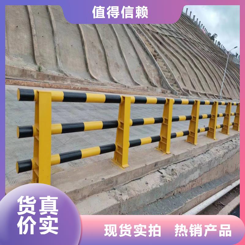 广西梧州定制市氟碳漆喷塑防撞护栏做工精细