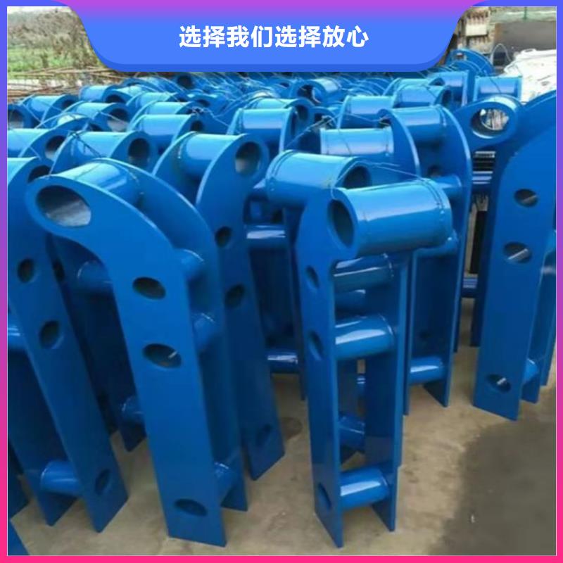 广西省钦州生产结构独特的碳钢钢喷塑桥梁栏杆