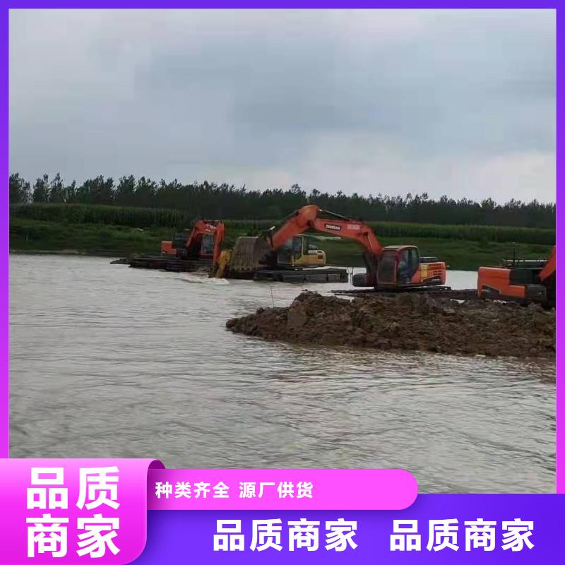 河道清淤挖掘机施工真实