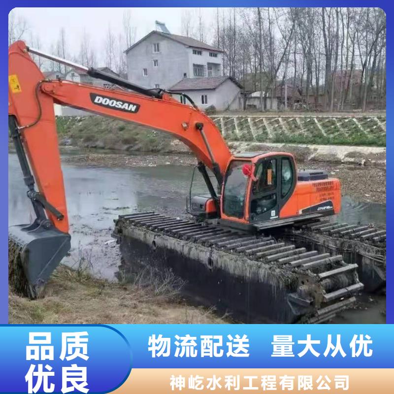 河道清淤挖掘机出租价格|厂家