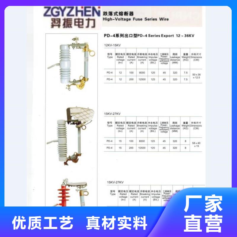 户外高压跌落式熔断器熔丝具RW12-15/100