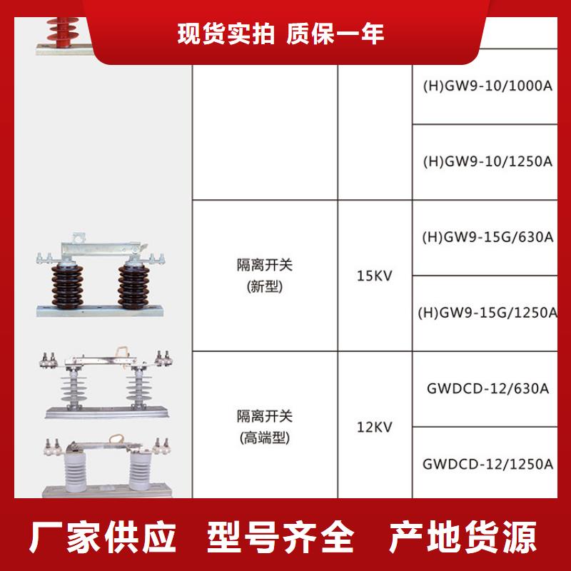 【户外高压隔离开关】HGW9-10KV/200A