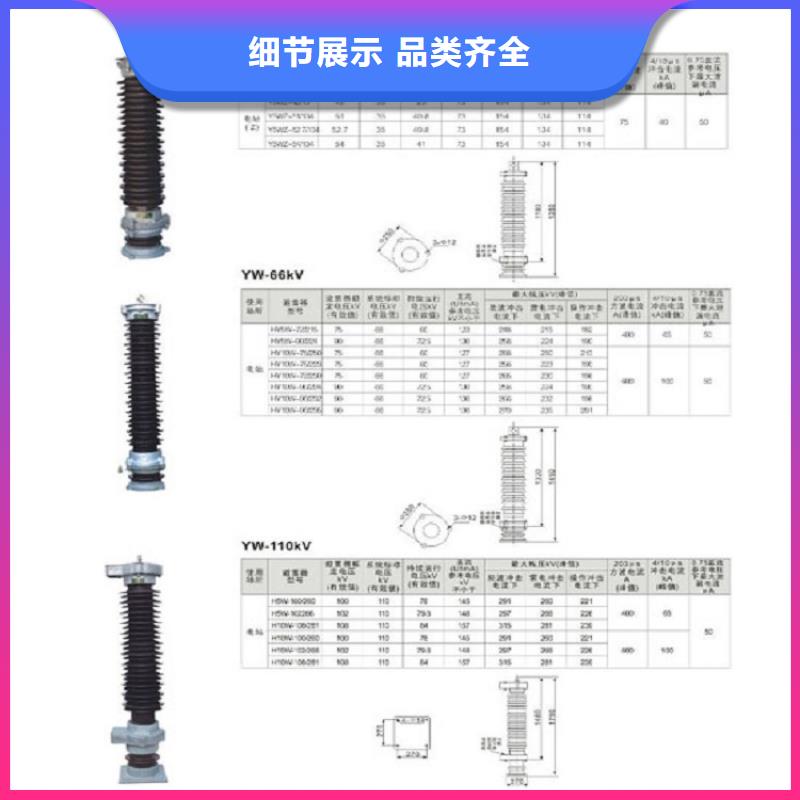 柳市厂家供应金属氧化物避雷器HY10W-96/250】