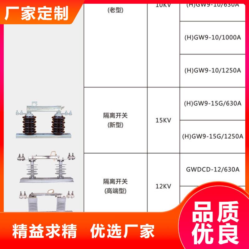 品牌：【羿振电气】10KV单级隔离开关GW9-10W/630A高压隔离开关生产厂家