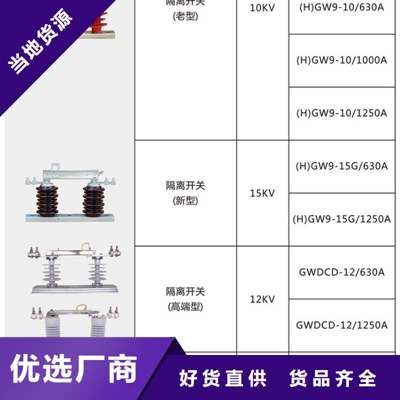 高压隔离开关：HGW9-12/200A质量放心