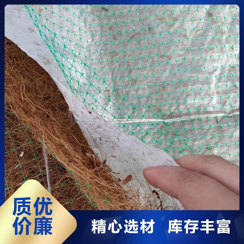 椰纤植生毯-生态护坡草毯-植生毯土工布