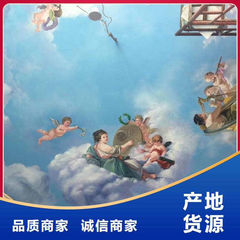 墙绘彩绘手绘墙画壁画文化墙彩绘户外手绘餐饮墙绘架空层墙面手绘墙体彩绘